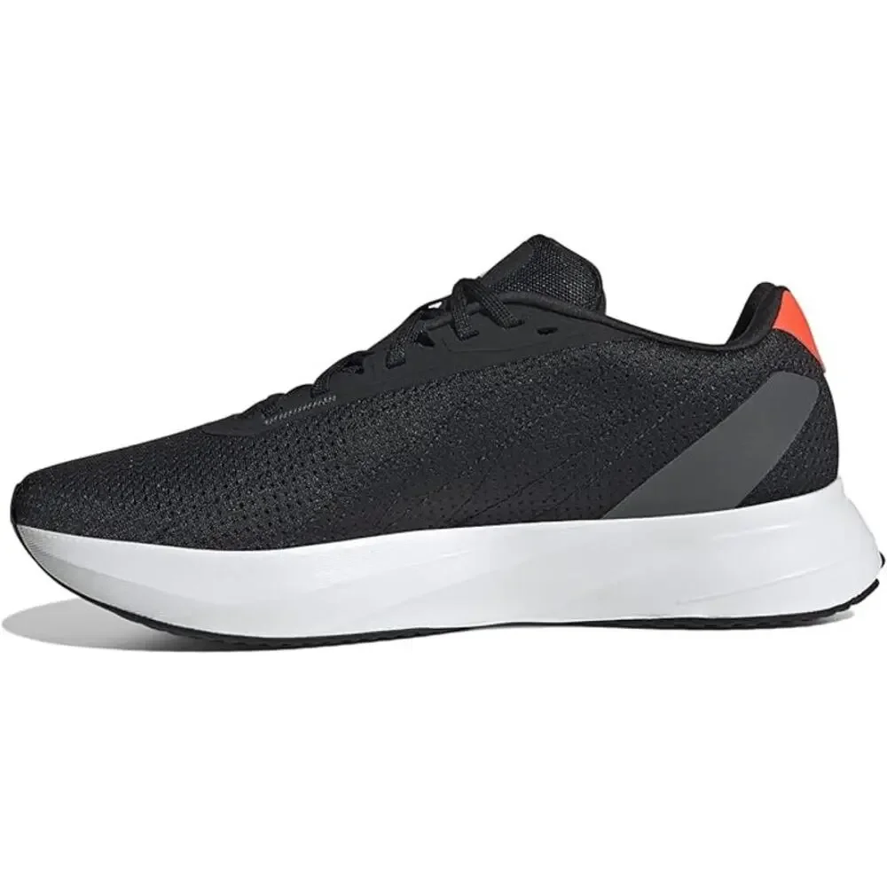 Adidas Duramo SL Men's Black Solar Red Gray Running Shoe 13 NWT